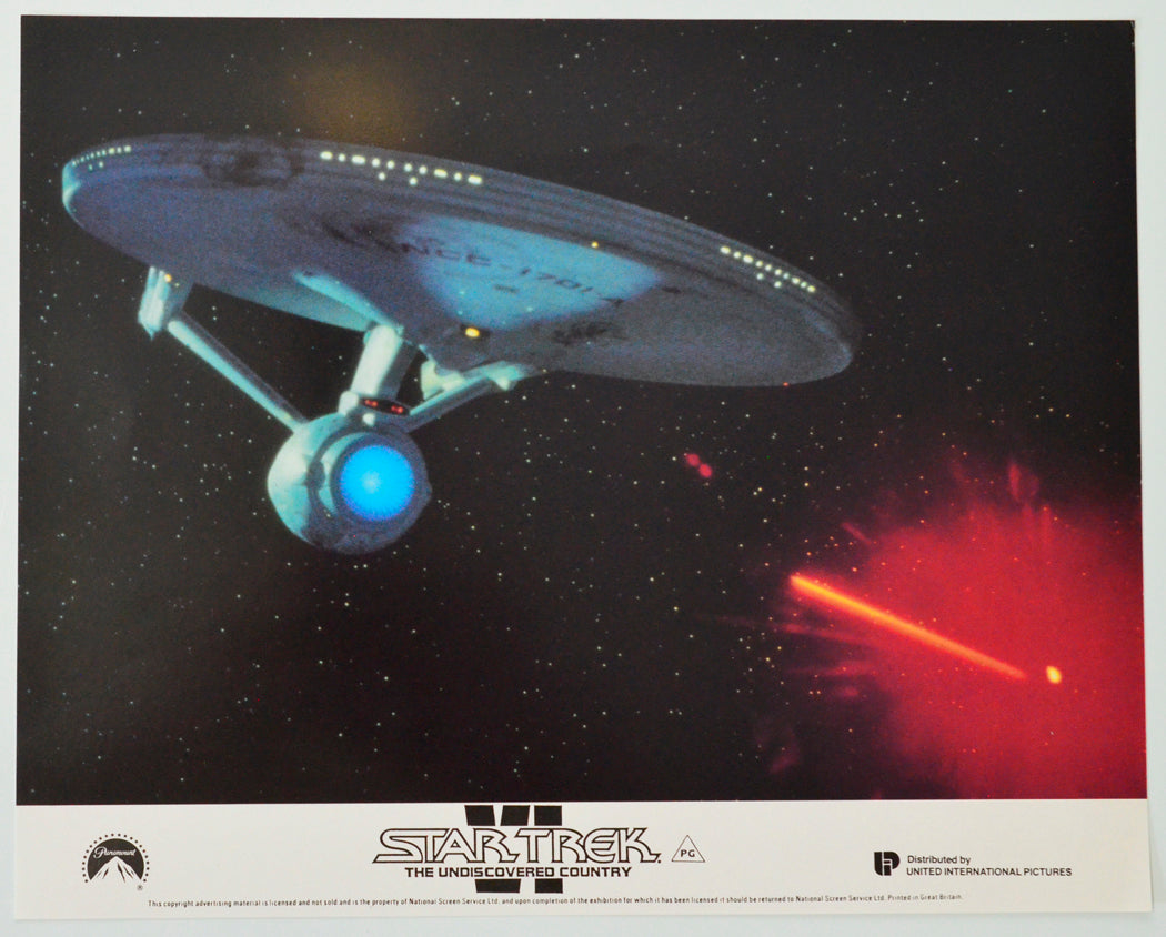 Star Trek VI : The Undiscovered Country (Card 2) Cinema Set of Colour FOH Stills / Lobby Cards 
