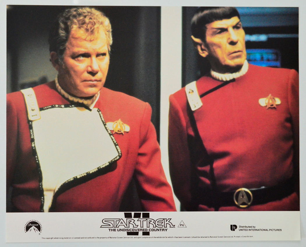 Star Trek VI : The Undiscovered Country (Card 3) Cinema Set of Colour FOH Stills / Lobby Cards 