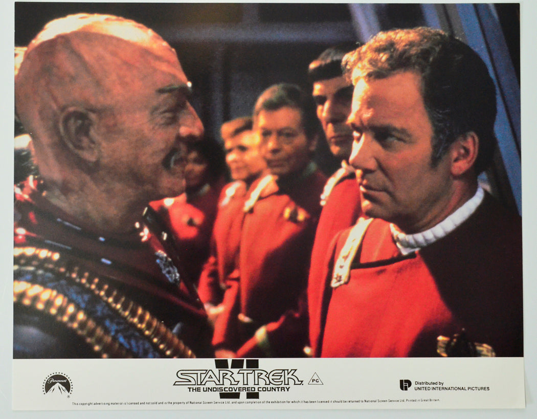 Star Trek VI : The Undiscovered Country (Card 4) Cinema Set of Colour FOH Stills / Lobby Cards 
