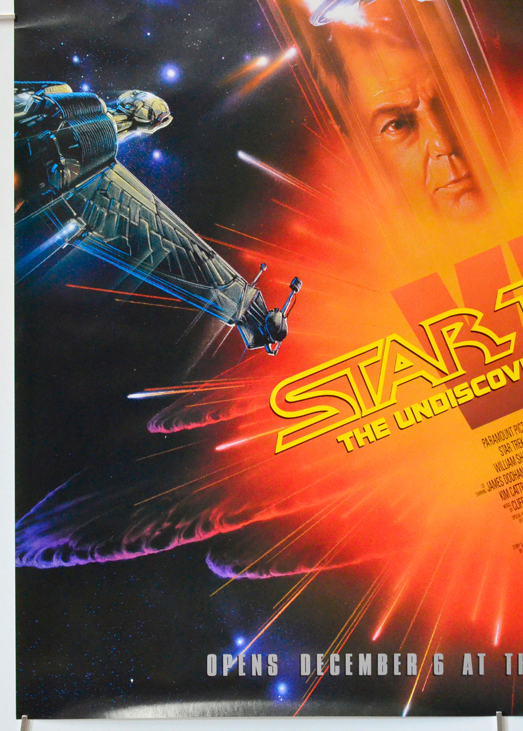 Star Trek VI : The Undiscovered Country (Bottom Left) Cinema One Sheet Movie Poster 