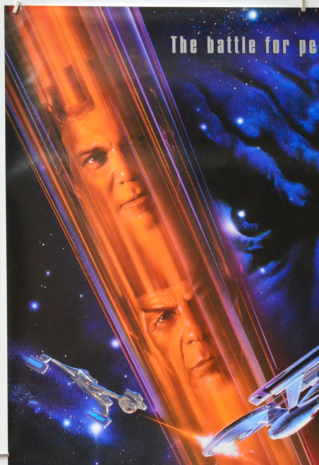 Star Trek VI : The Undiscovered Country (Top Left) Cinema One Sheet Movie Poster 
