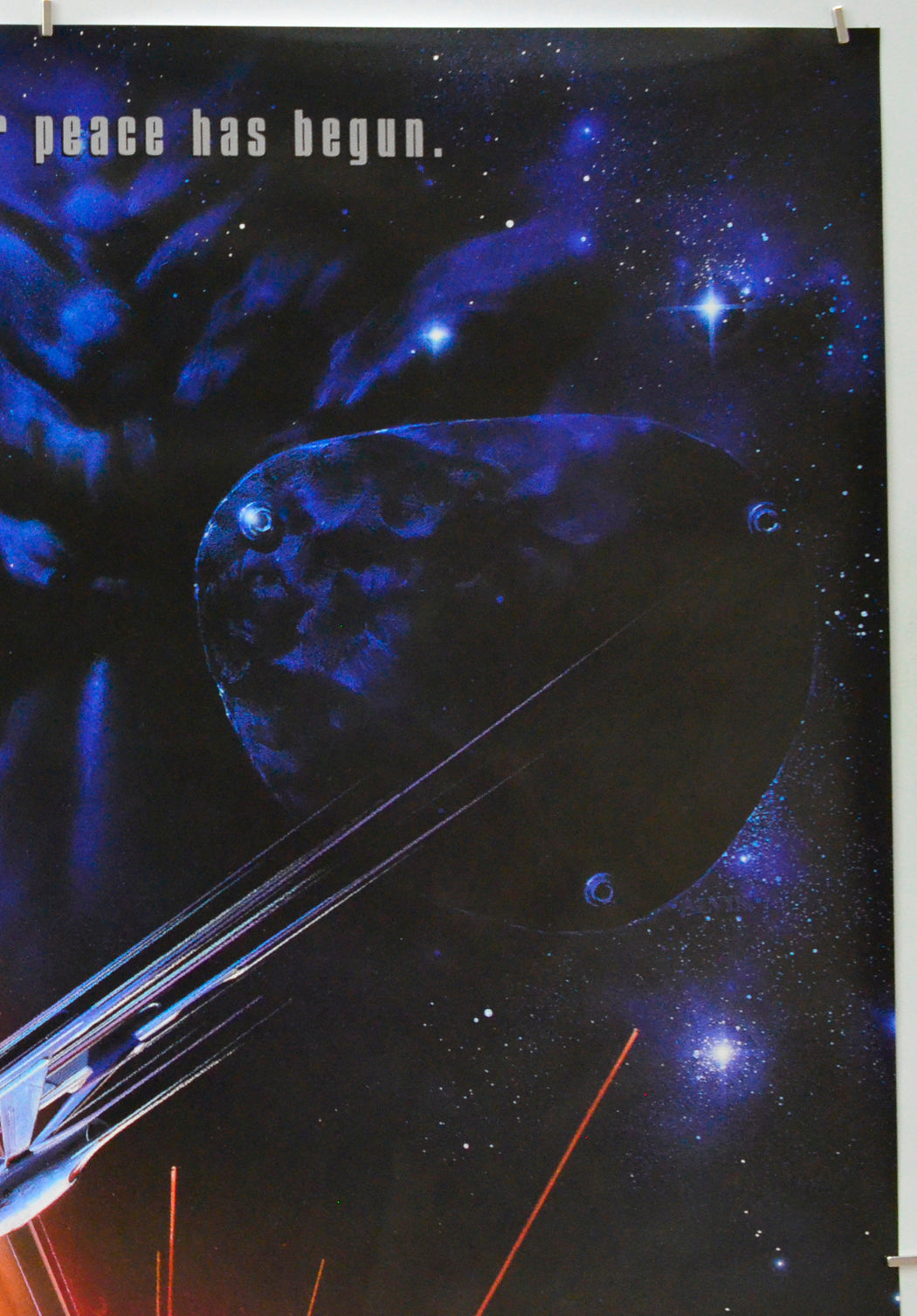 Star Trek VI : The Undiscovered Country (Top Right) Cinema One Sheet Movie Poster 