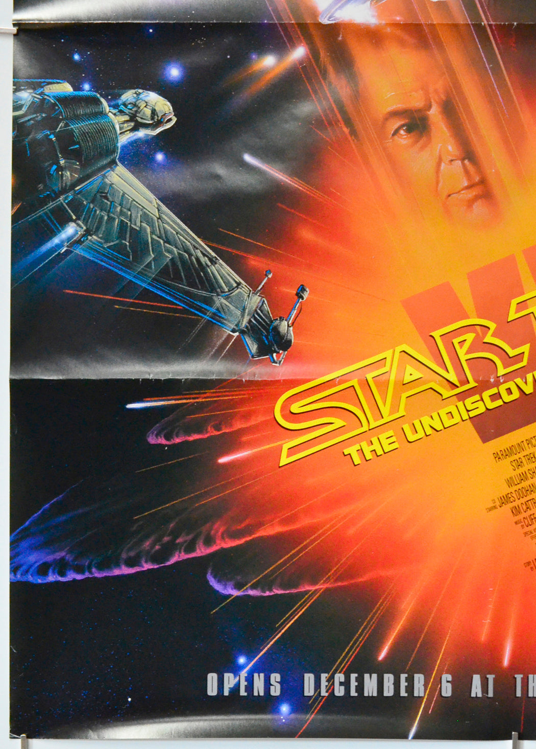 Star Trek VI : The Undiscovered Country (Bottom Left) Cinema One Sheet Movie Poster 
