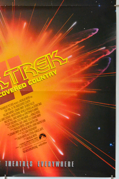 Star Trek VI : The Undiscovered Country (Bottom Right) Cinema One Sheet Movie Poster 