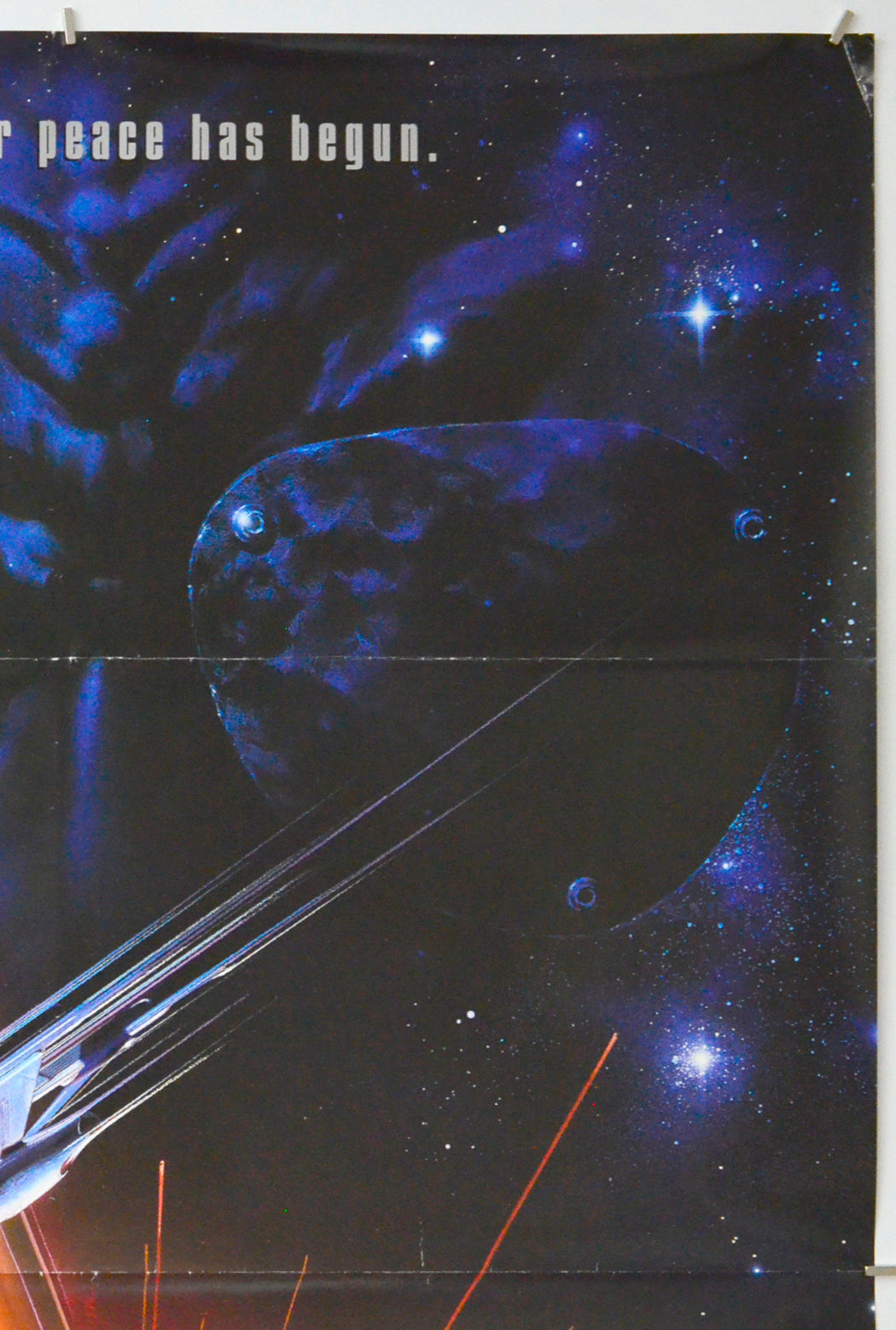 Star Trek VI : The Undiscovered Country (Top Right) Cinema One Sheet Movie Poster 