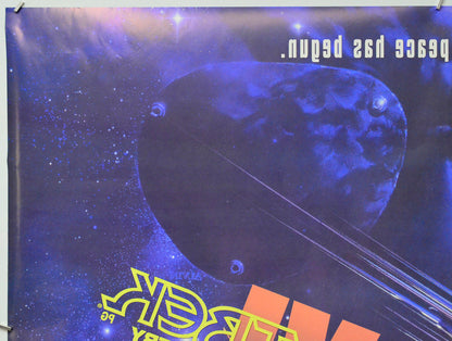 Star Trek VI : The Undiscovered Country (Back Top Left) Cinema Quad Movie Poster 