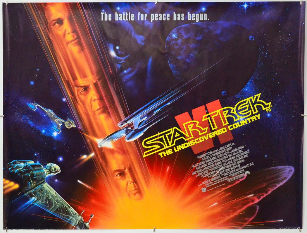 Star Trek VI : The Undiscovered Country - Original Quad Poster - Film Poster - Movie Poster