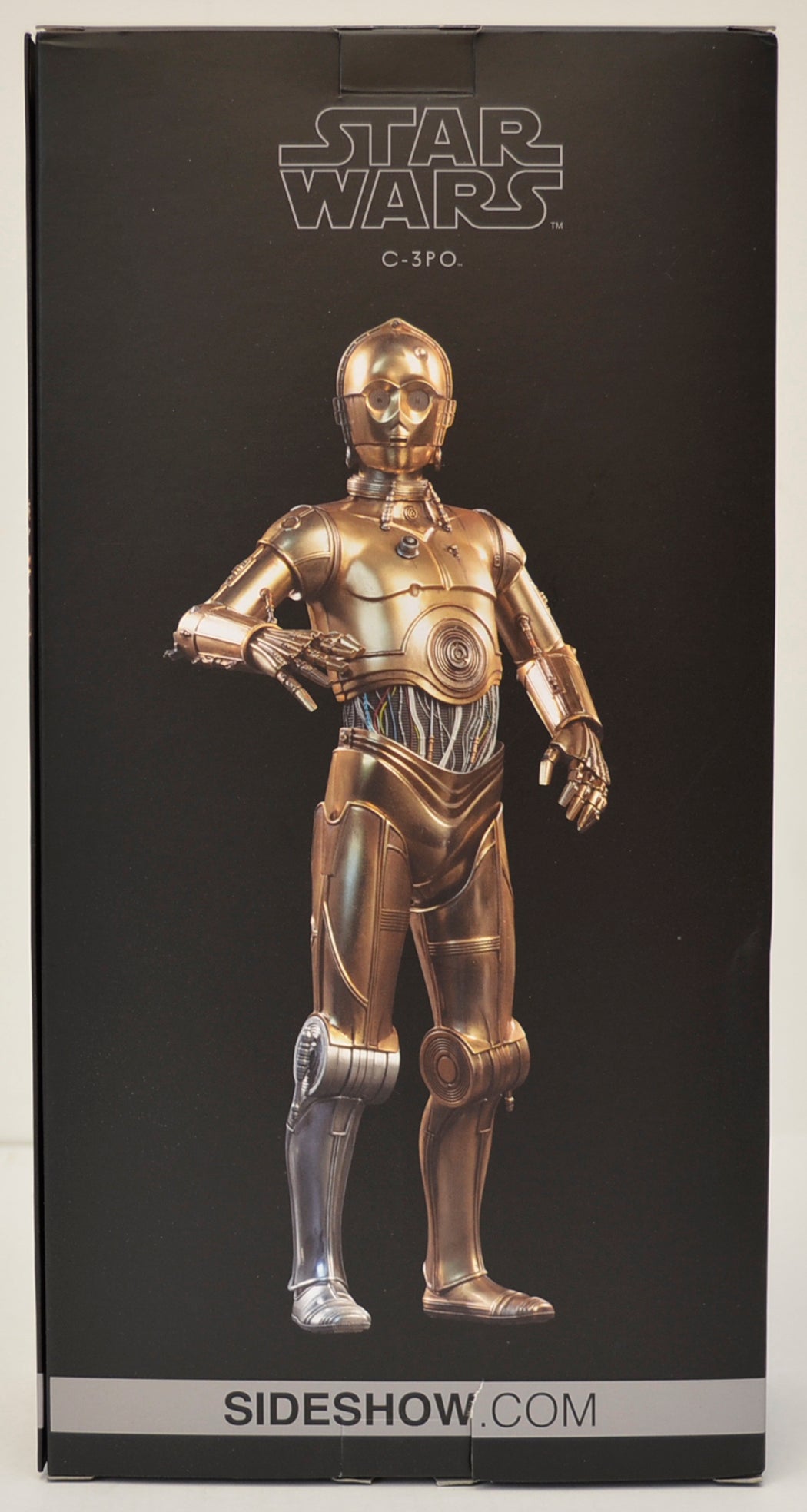 STAR WARS : SIDESHOW TOY - C-3PO– SIDEHOW EXCLUSIVE – Box Back View 