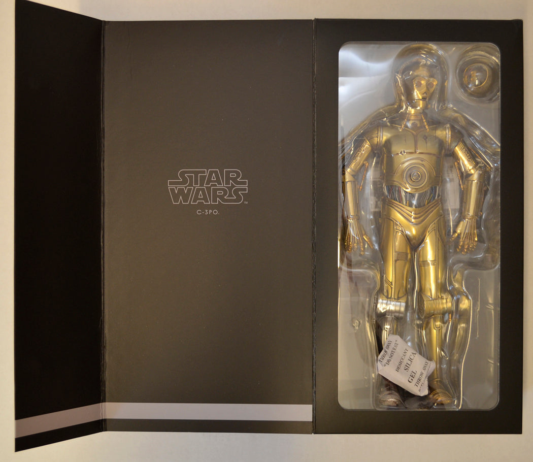 STAR WARS : SIDESHOW TOY - C-3PO– SIDEHOW EXCLUSIVE – Box Inside View 