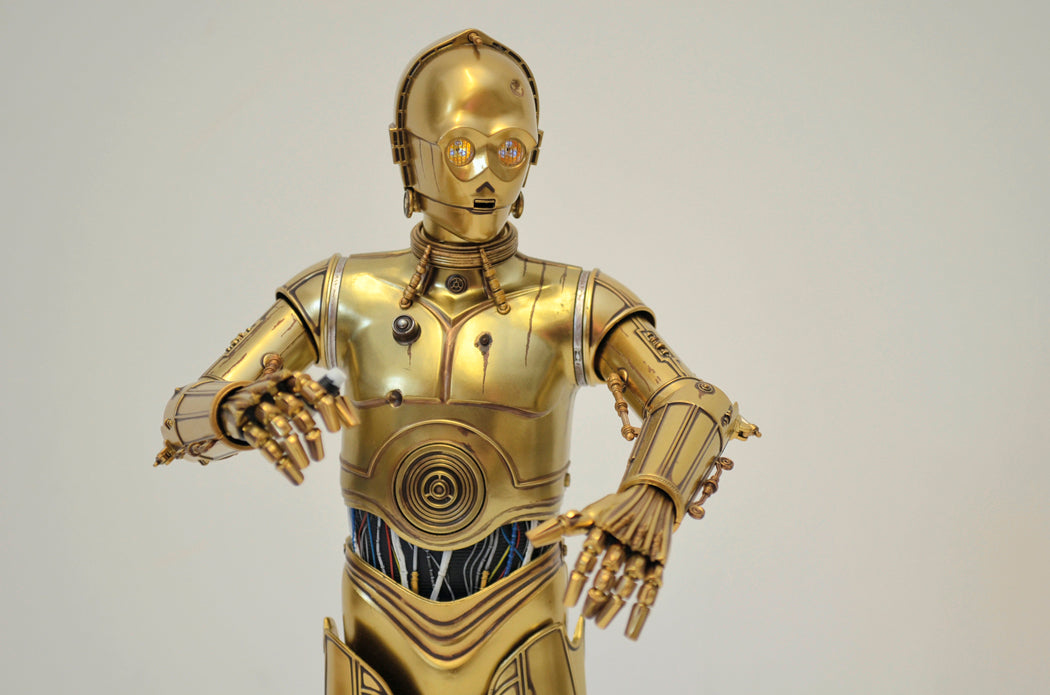 STAR WARS : SIDESHOW TOY - C-3PO– SIDEHOW EXCLUSIVE – Front View 