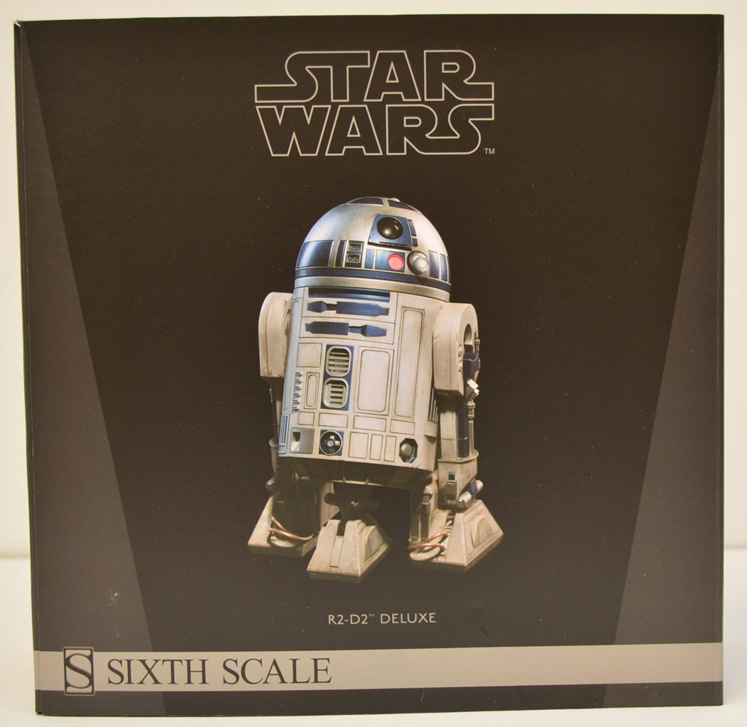 STAR WARS : SIDESHOW TOY - R2-D2 – SIDEHOW DELUXE – Box Front View 