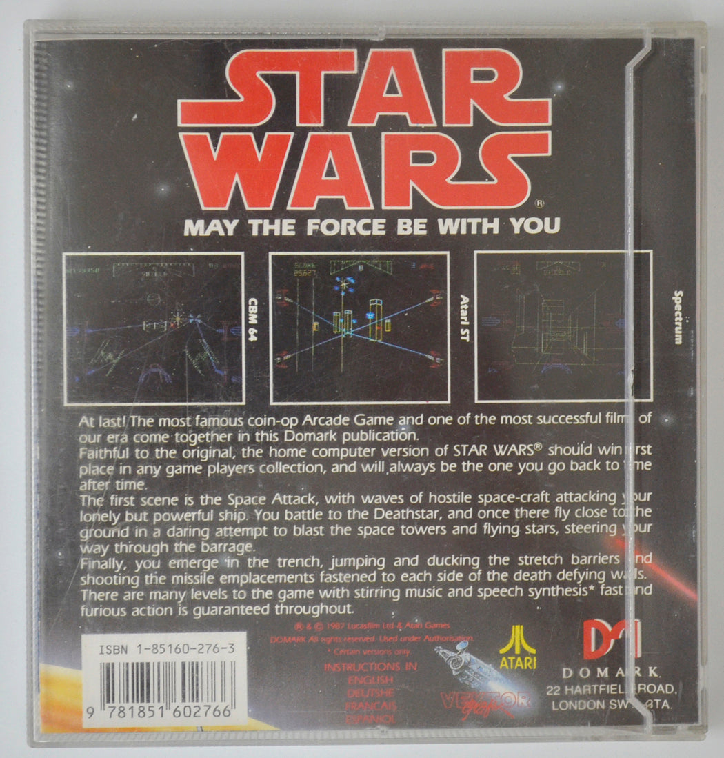 STAR WARS : Atari ST Game (back) 