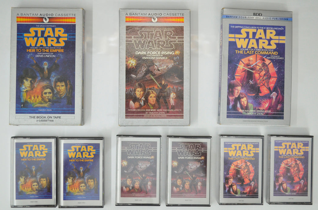 STAR WARS : Bantam Audio Cassette Trilogy (open) 