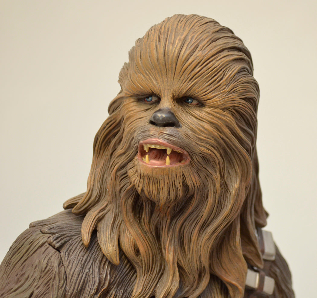 STAR WARS : SIDESHOW PREMIUM FORMAT CHEWBACCA – Head View 