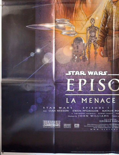 STAR WARS EPISODE 1 (Bottom Left) Cinema French Grande Movie Poster 