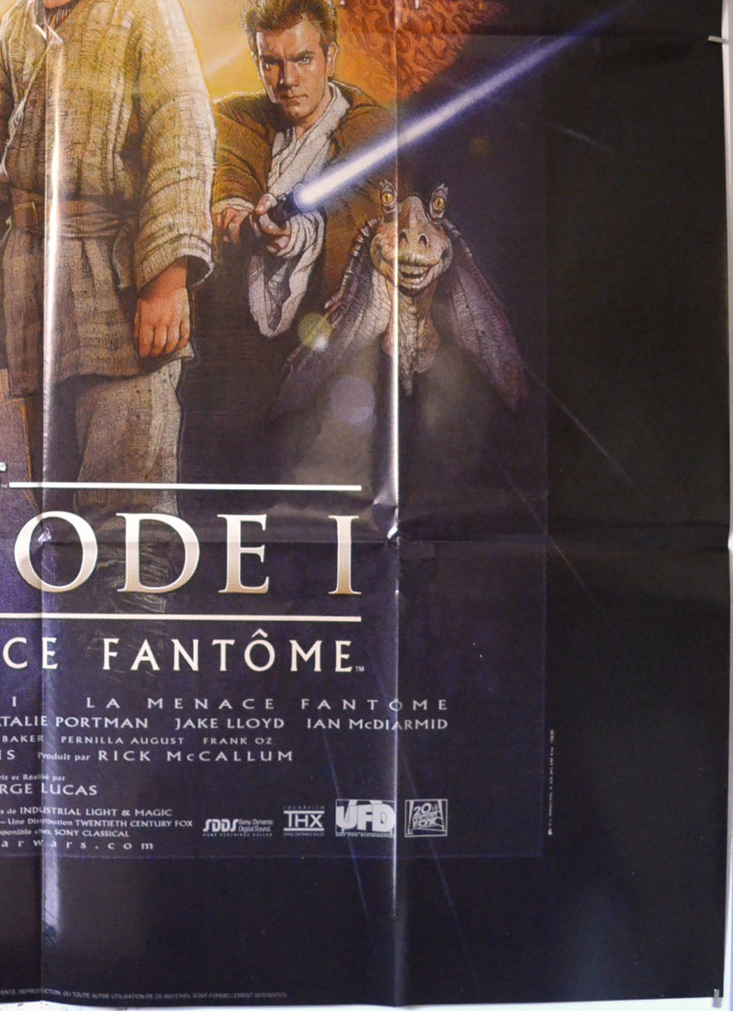 STAR WARS EPISODE 1 (Bottom Right) Cinema French Grande Movie Poster 