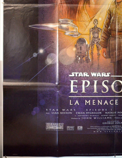 STAR WARS EPISODE 1 (Bottom Left) Cinema French Grande Movie Poster 