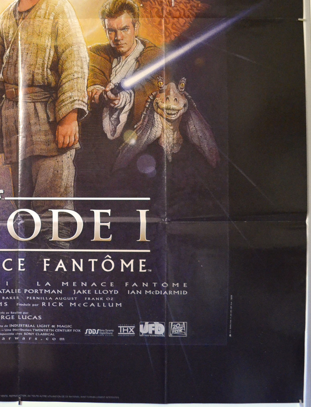 STAR WARS EPISODE 1 (Bottom Right) Cinema French Grande Movie Poster 