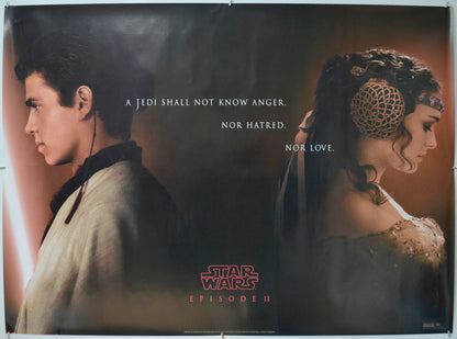 Star Wars Episode II : Attack Of The Clones (Teaser / Advance Version) Original Quad Poster - Film Poster - Movie Poster