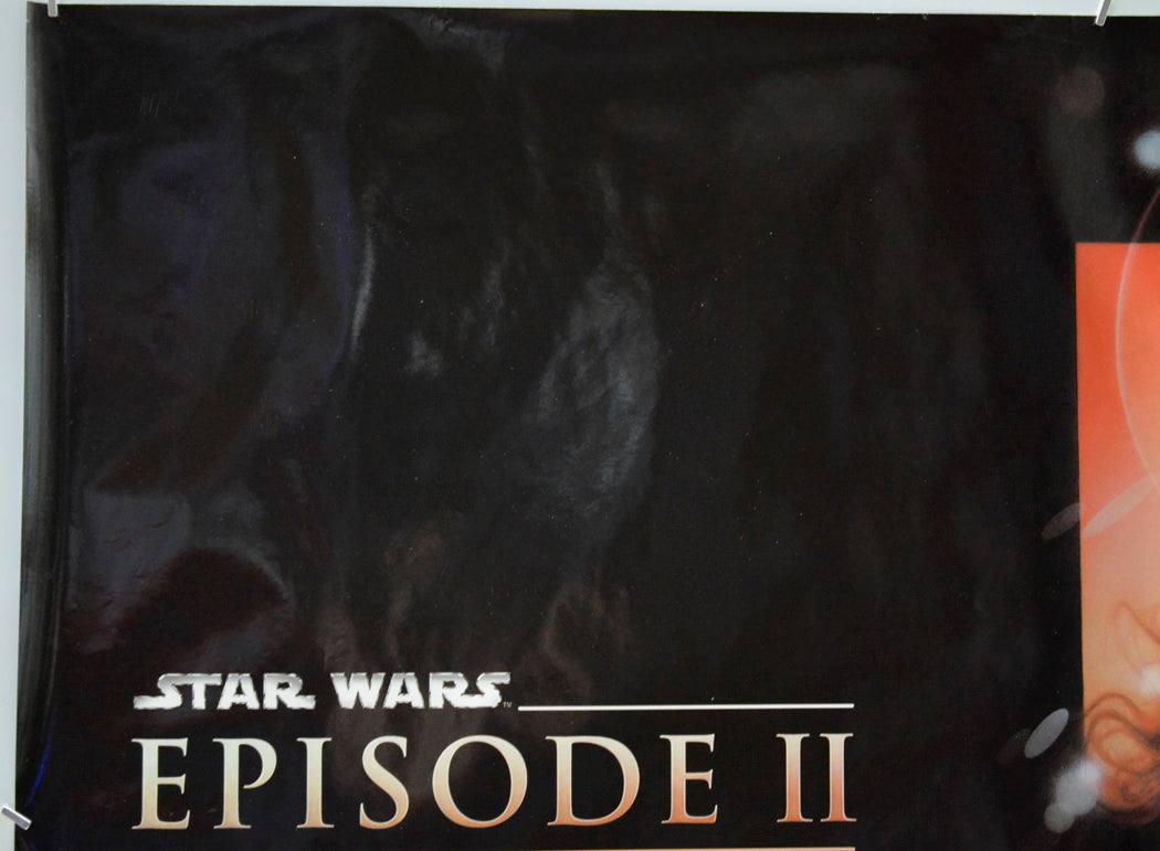 Star Wars : Episode II : Attack Of The Clones (Top Left) Cinema Quad Movie Poster 