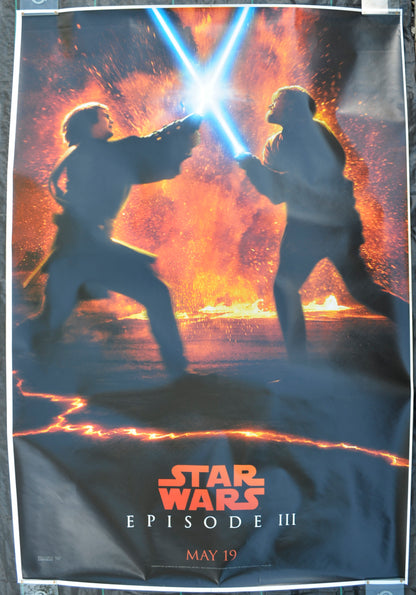 Star Wars : Episode III - Revenge Of The Sith (Cinema release Bus Stop Poster – Duel Version) Original Bus Stop Poster - Film Poster - Movie Poster