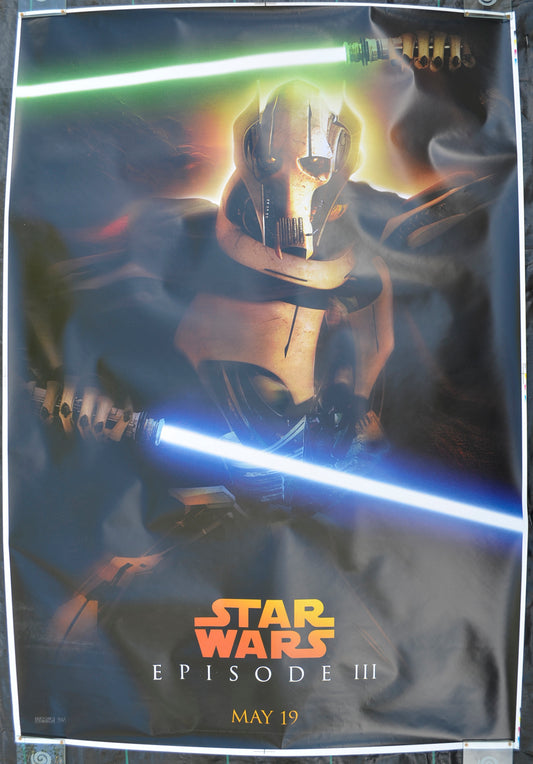 Star Wars : Episode III - Revenge Of The Sith (Cinema release Bus Stop Poster – General Grievous Version) Original Bus Stop Poster - Film Poster - Movie Poster