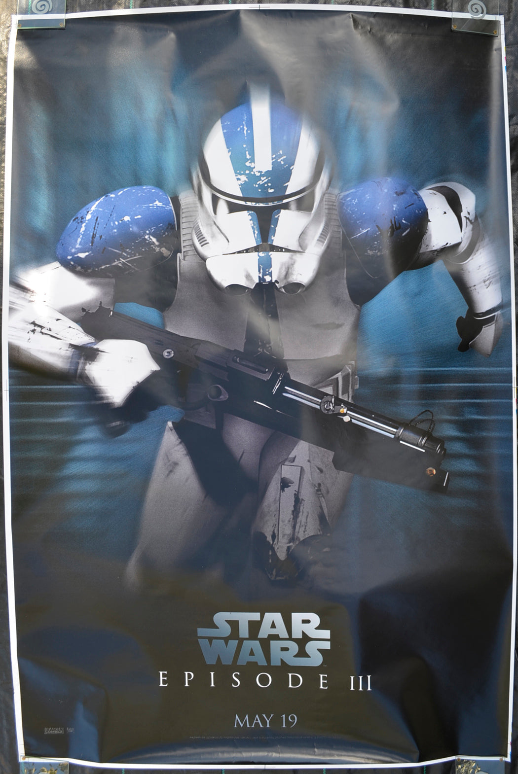 Star Wars : Episode III - Revenge Of The Sith (Cinema release Bus Stop Poster – Clone Trooper Version) Original Bus Stop Poster - Film Poster - Movie Poster