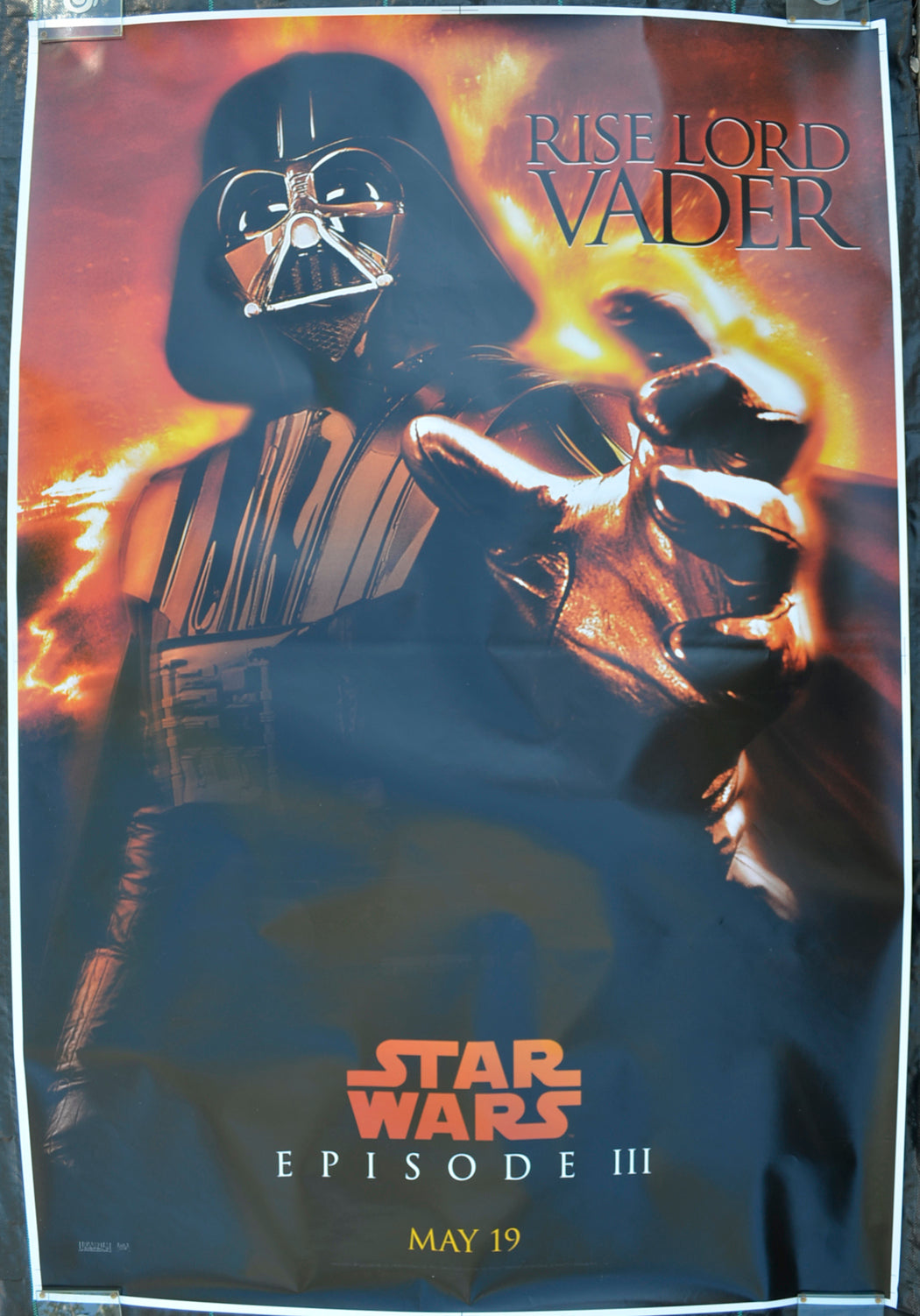 Star Wars : Episode III - Revenge Of The Sith (Cinema release Bus Stop Poster – Darth Vader Version) Original Bus Stop Poster - Film Poster - Movie Poster