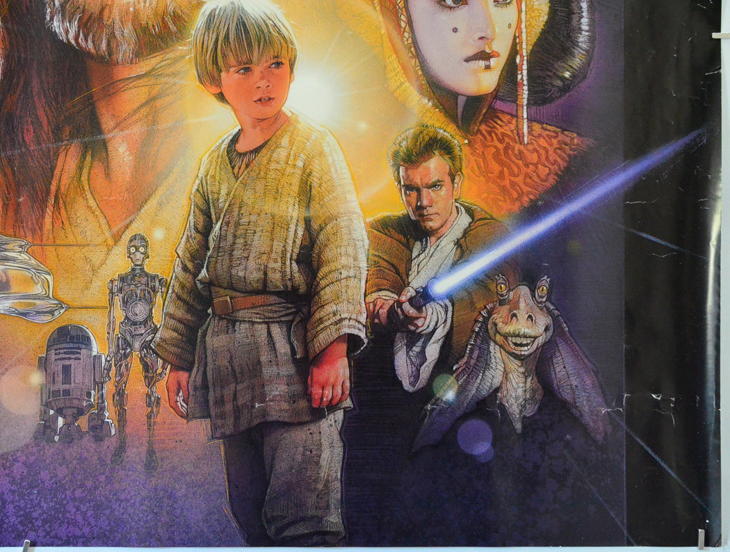 Star Wars Episode I : The Phantom Menace (Bottom Right) Cinema Quad Movie Poster 