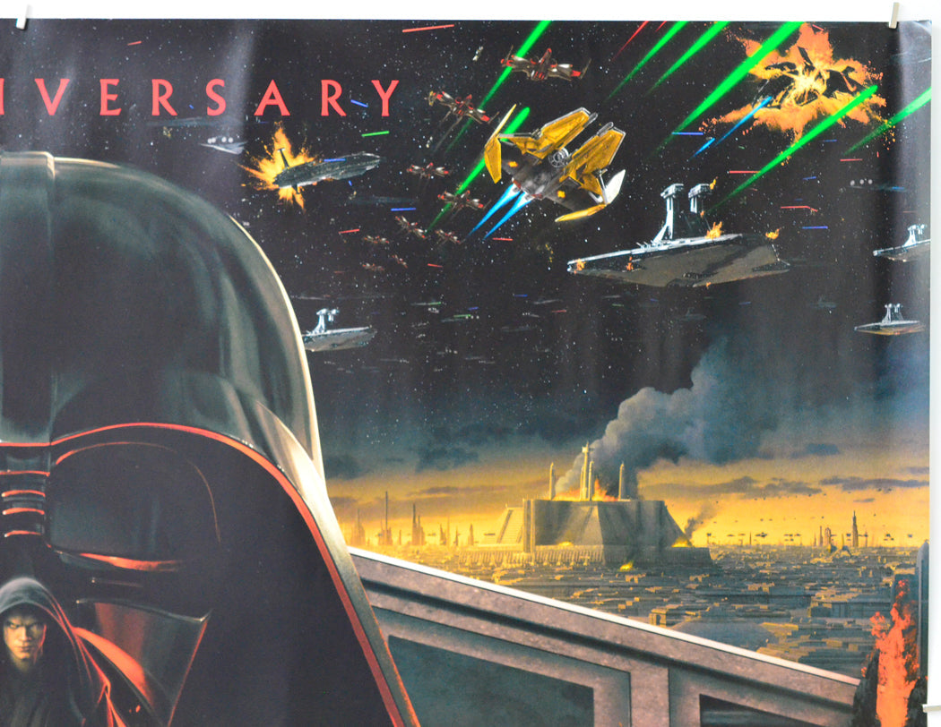 Star Wars : Episode III : Revenge Of The Sith (Top Right) Cinema Quad Movie Poster 