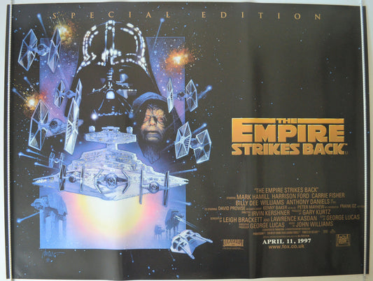 Star Wars Episode V : The Empire Strikes Back  (1997 Special Edition Quad Poster)  Original Quad Poster - Film Poster - Movie Poster 