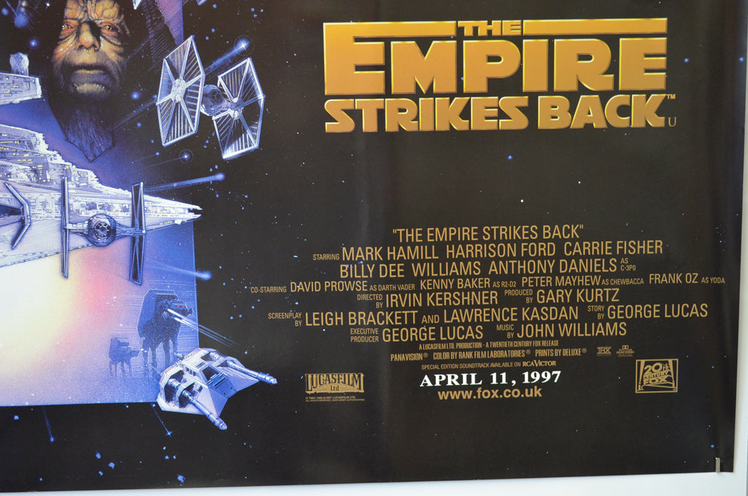 STAR WARS EPISODE V : THE EMPIRE STRIKES BACK (Bottom Right) Cinema Quad Movie Poster 