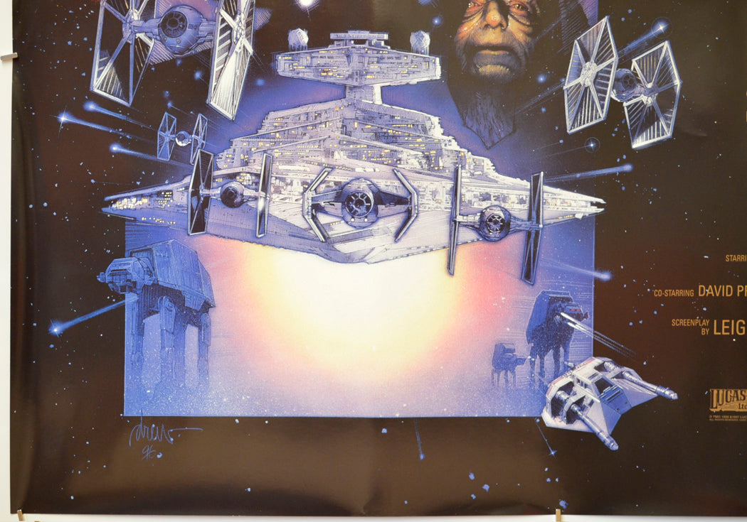 STAR WARS EPISODE V : THE EMPIRE STRIKES BACK (Bottom Left) Cinema Quad Movie Poster 