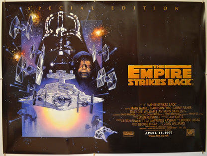 Star Wars Episode V : The Empire Strikes Back (1997 Special Edition Quad Poster)  Original Quad Poster - Film Poster - Movie Poster