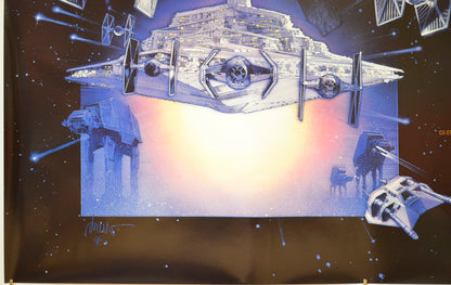 STAR WARS EPISODE V : THE EMPIRE STRIKES BACK (Bottom Left) Cinema Quad Movie Poster 