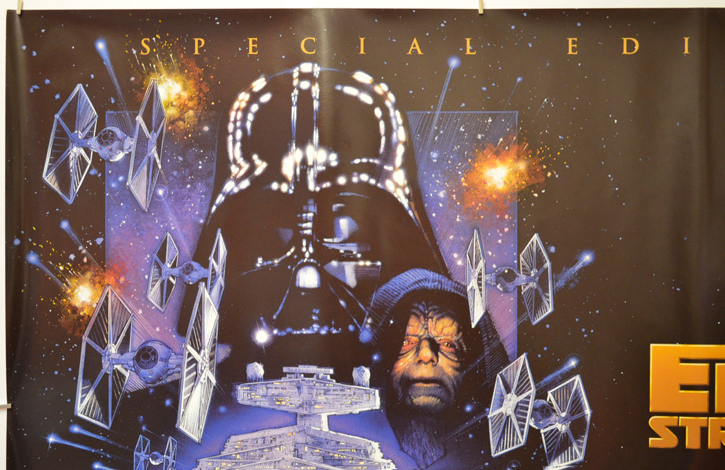 STAR WARS EPISODE V : THE EMPIRE STRIKES BACK (Top Left) Cinema Quad Movie Poster 