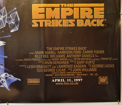 STAR WARS EPISODE V : THE EMPIRE STRIKES BACK (Bottom Right) Cinema Quad Movie Poster 