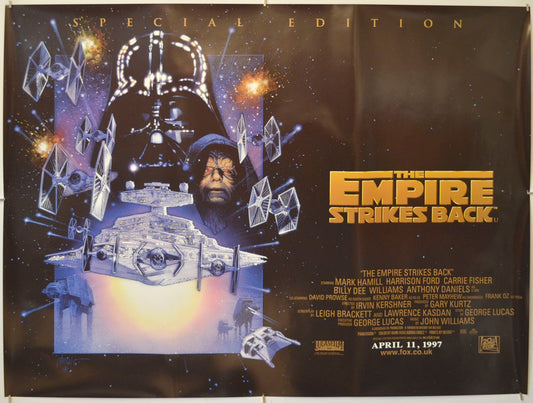 Star Wars Episode V : The Empire Strikes Back (1997 Special Edition Quad Poster) Original Quad Poster - Film Poster - Movie Poster