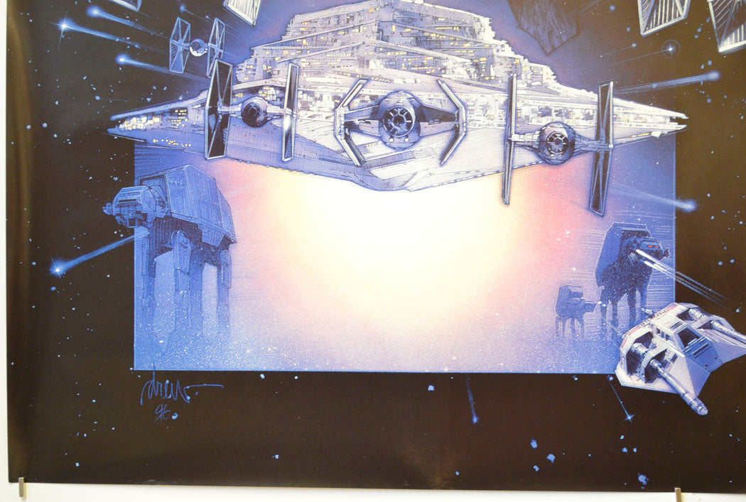 STAR WARS EPISODE V : THE EMPIRE STRIKES BACK (Bottom Left) Cinema Quad Movie Poster 