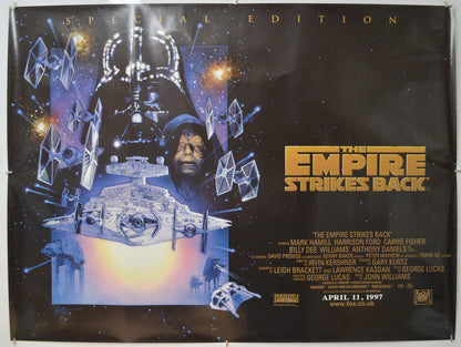 Star Wars Episode V : The Empire Strikes Back (1997 Special Edition Quad Poster)  Original Quad Poster - Film Poster - Movie Poster