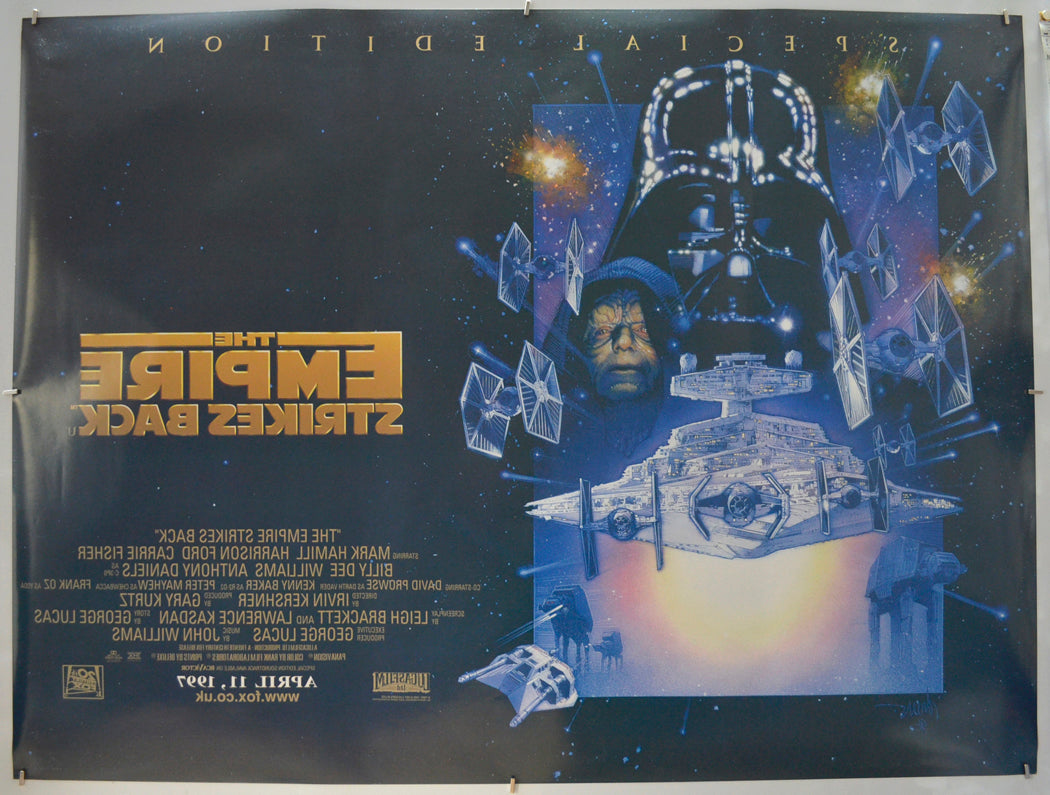 STAR WARS EPISODE V : THE EMPIRE STRIKES BACK (Back) Cinema Quad Movie Poster 