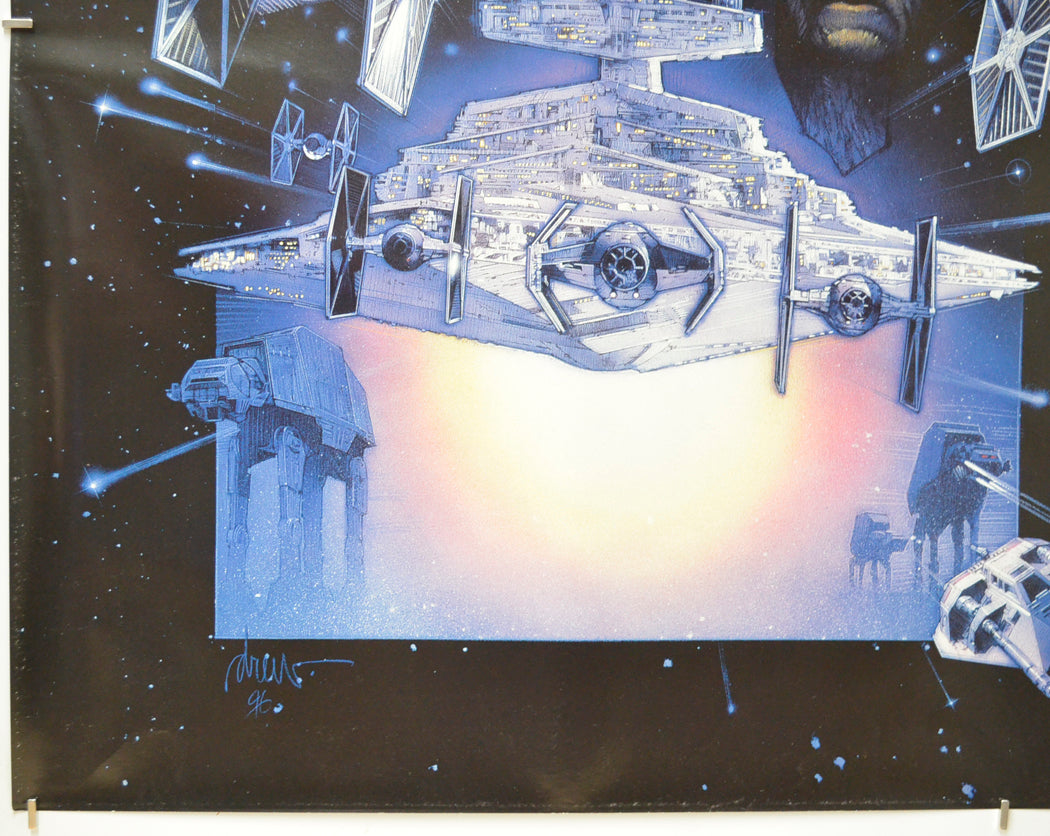 STAR WARS EPISODE V : THE EMPIRE STRIKES BACK (Bottom Left) Cinema Quad Movie Poster 