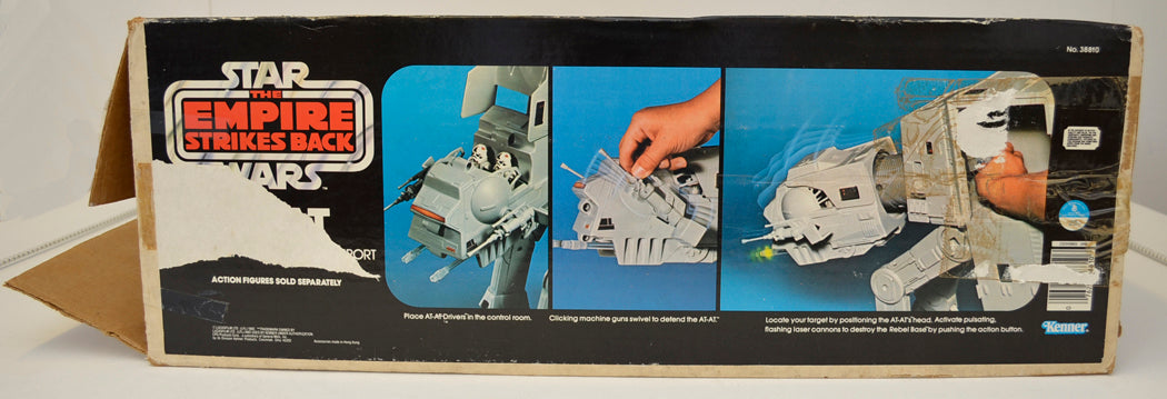 STAR WARS : EMPIRE STRIKES BACK - AT-AT - Kenner Toy - 38810 (BOX SIDE 2 View)  