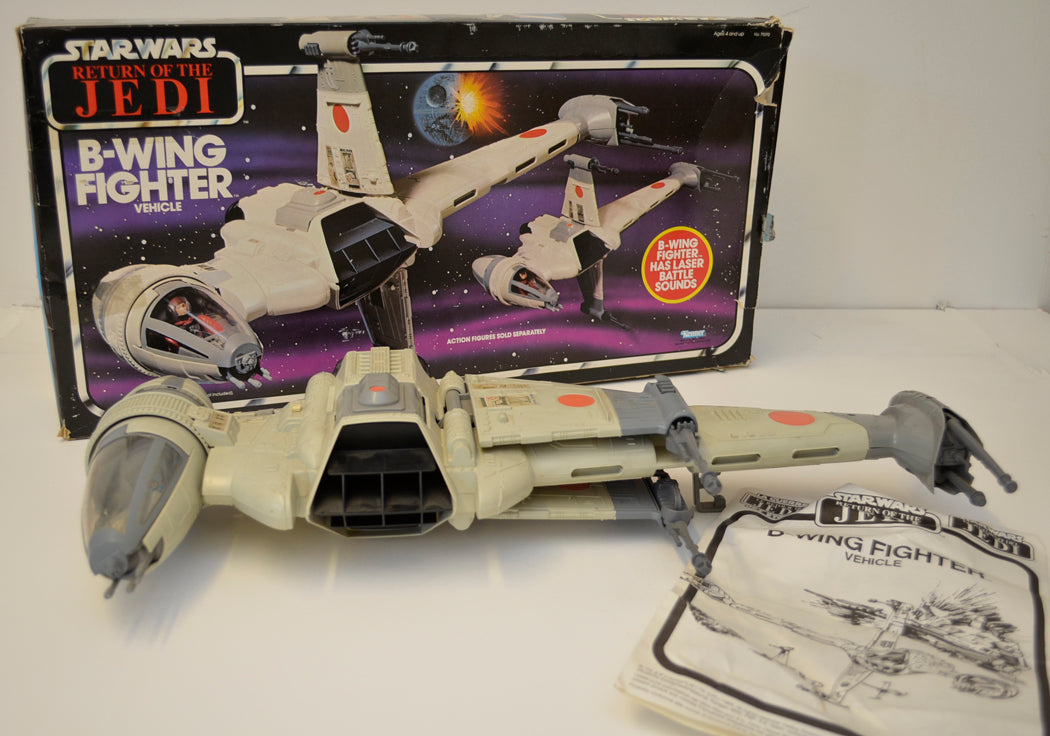 Star Wars : The Return Of The Jedi - B-Wing Fighter  Original Boxed Vintage Kenner Toy (71370)