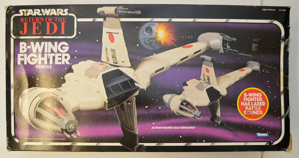 STAR WARS : RETURN OF THE JEDI - B-WING FIGHTER Kenner 71370 (BOX BACK View)  