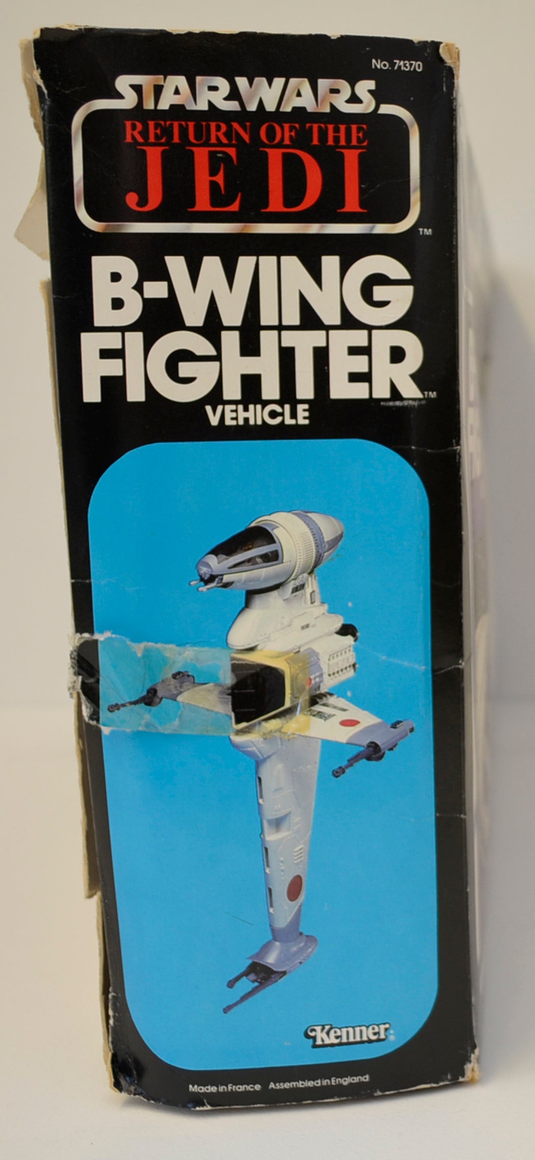 STAR WARS : RETURN OF THE JEDI - B-WING FIGHTER Kenner 71370 (BOX SIDE 3 View)  