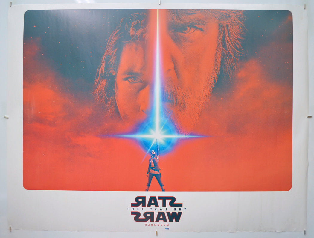 STAR WARS : THE LAST JEDI (Back) Cinema Quad Movie Poster 