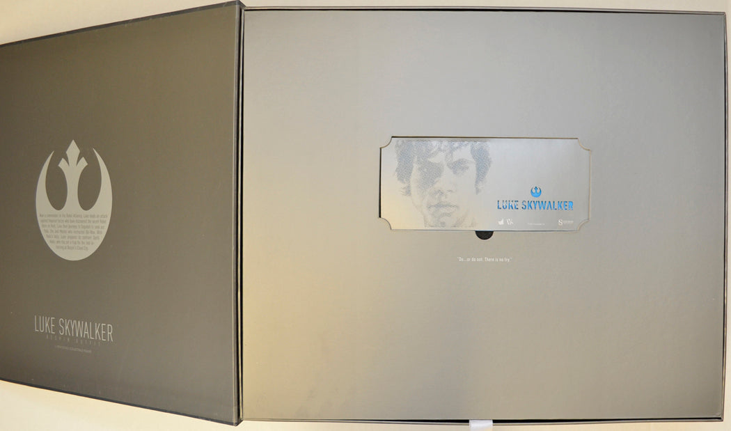 STAR WARS : HOT TOYS - LUKE SKYWALKER – BESPIN OUTFIT - DX07 – Box Inside View 