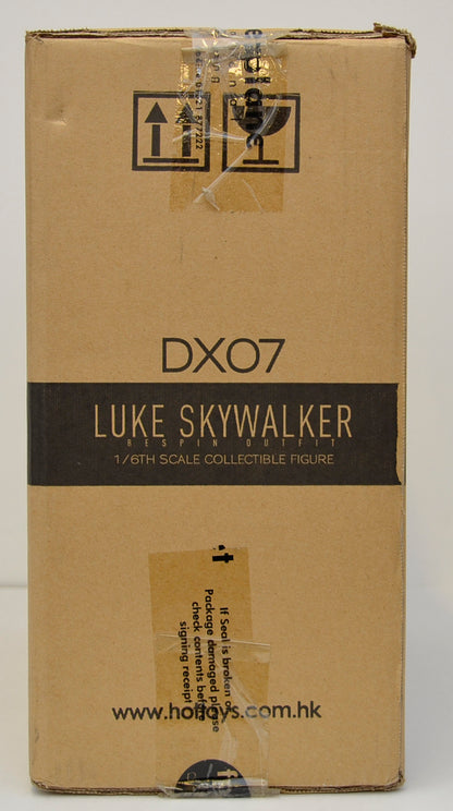 STAR WARS : HOT TOYS - LUKE SKYWALKER – BESPIN OUTFIT - DX07 – Brown Shipper Right View 