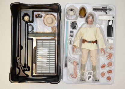 STAR WARS : HOT TOYS - LUKE SKYWALKER – SIDEHOW EXCLUSIVE – Box Inside View 